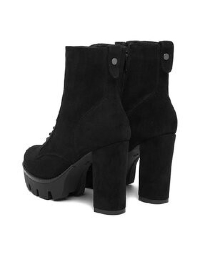 DeeZee Botki 23756-4-BLACK SU Czarny