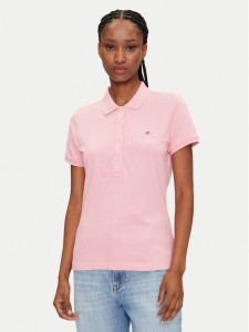 Gant Polo Sheild 4200870 Różowy Slim Fit