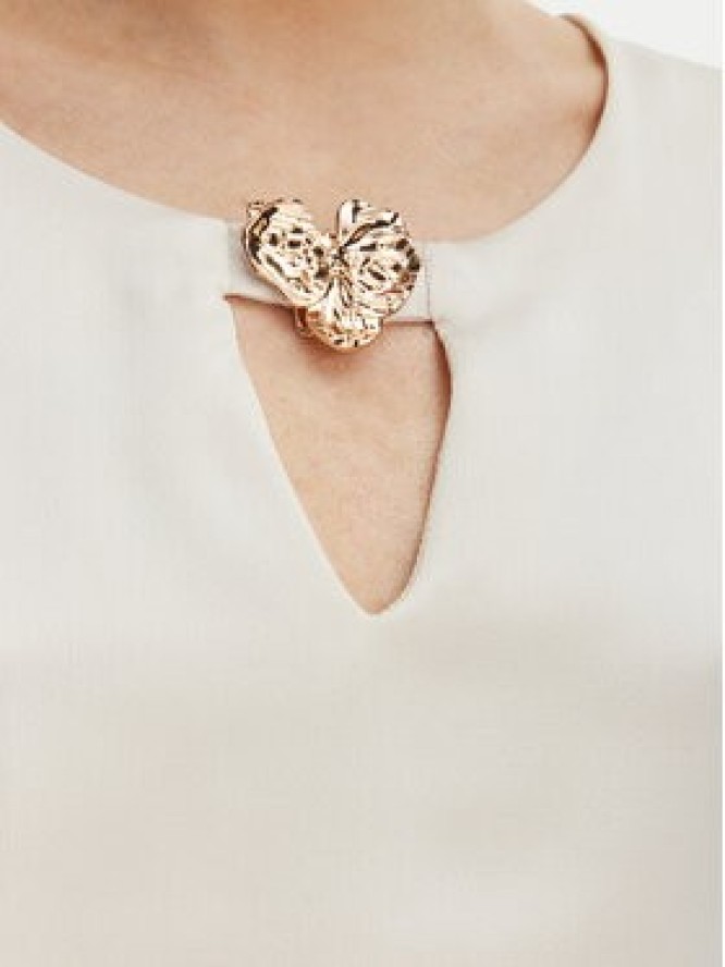 Rinascimento Bluzka CFC0127852003 Beżowy Regular Fit