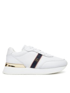 Tommy Hilfiger Sneakersy Webbing Runner FW0FW08904 Biały