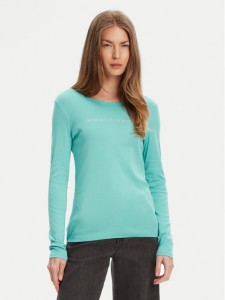 United Colors Of Benetton Bluzka 3GA2E16G0 Zielony Regular Fit