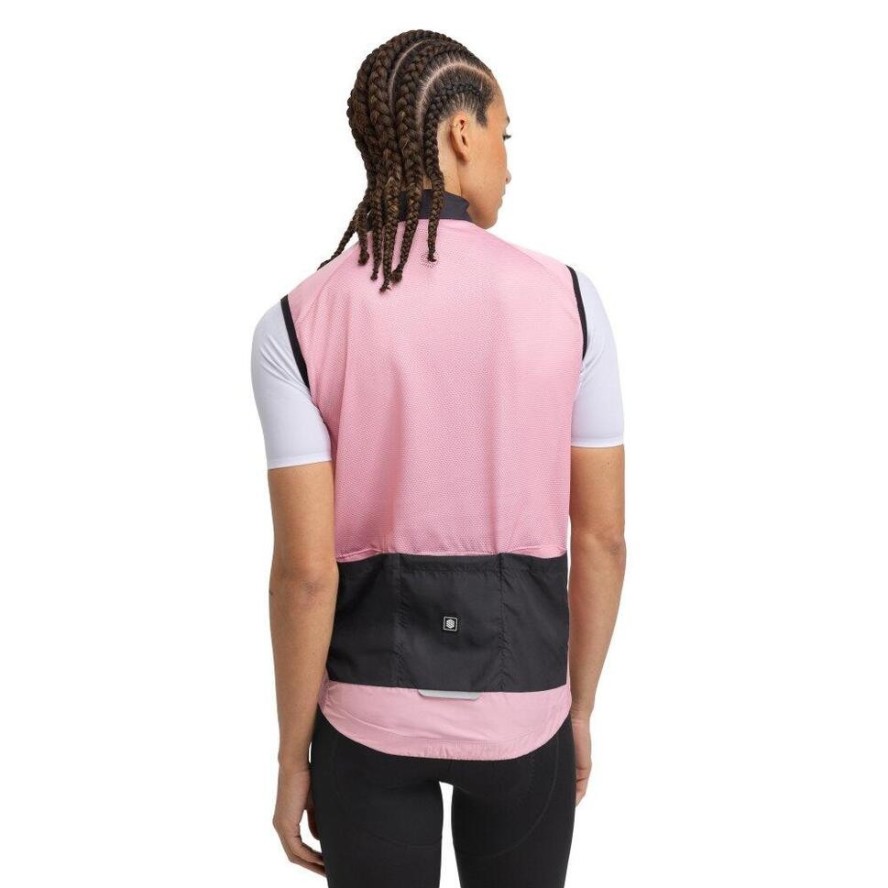 Damska wiatroszczelna kamizelka rowerowa Kolarstwo Siroko V1-W Berthel