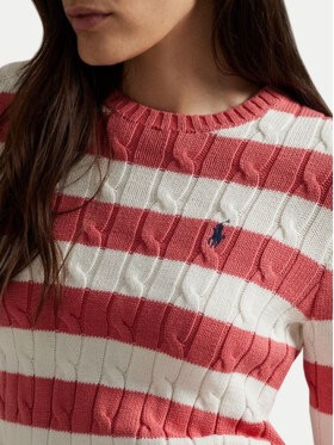 Polo Ralph Lauren Sweter 211965754001 Różowy Slim Fit