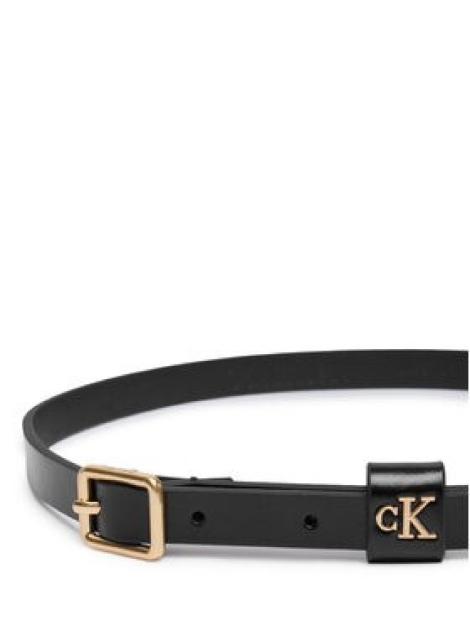 Calvin Klein Pasek Square Buckle Ck Loop 15Mm LV04F7146G Czarny