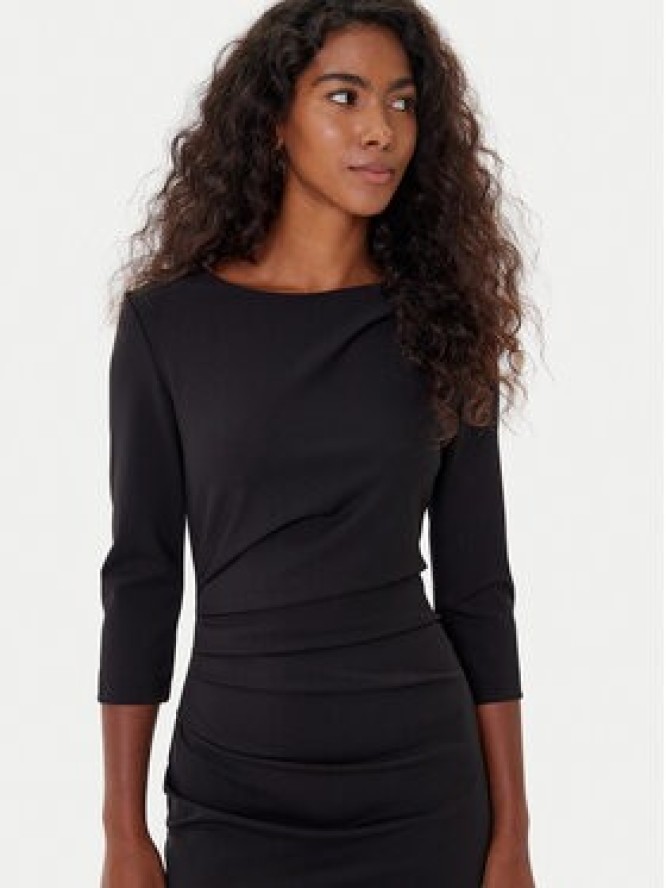 Rinascimento Sukienka koktajlowa CFC0126154003 Czarny Slim Fit