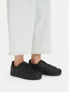 adidas Sneakersy Superstar II JI0081 Czarny