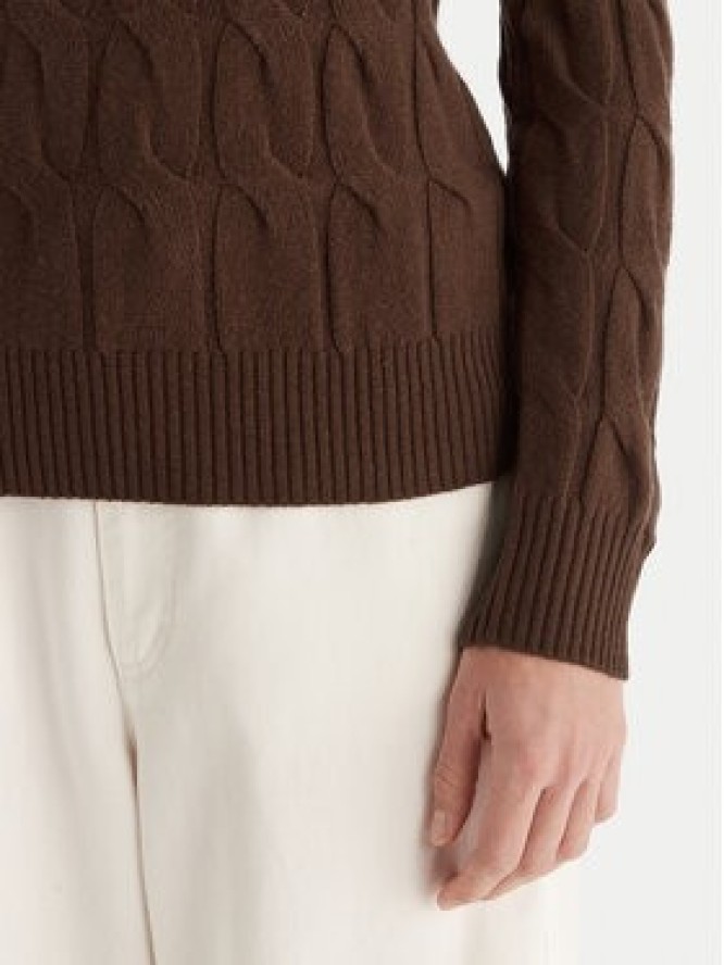 Tommy Hilfiger Sweter WW0WW43586 Brązowy Regular Fit