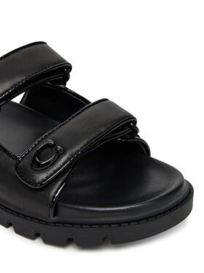 Coach Klapki Sculpted C CBO86 Czarny