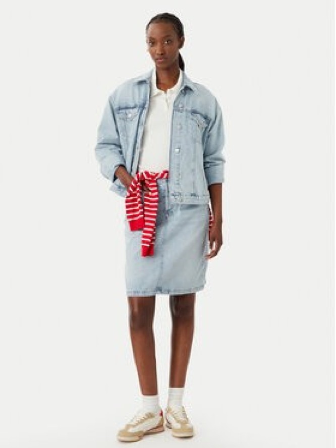Tommy Jeans Spódnica jeansowa Claire DW0DW23474 Niebieski Regular Fit