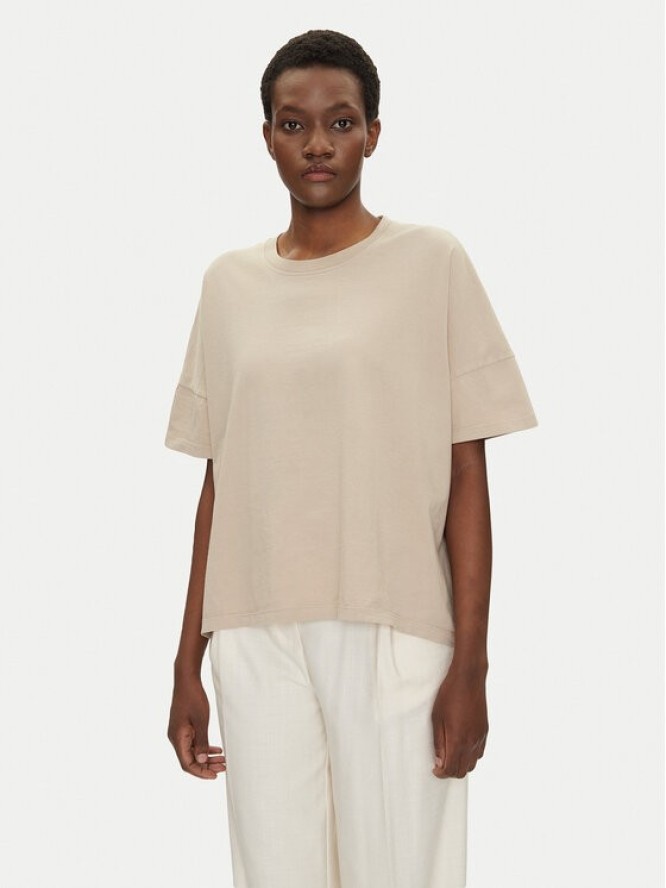 Bomboogie T-Shirt TW7441TJOR5 Beżowy Relaxed Fit