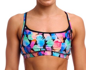Strój dwuczęściowy Funkita Sports Top Tickle Torture - góra od bikini