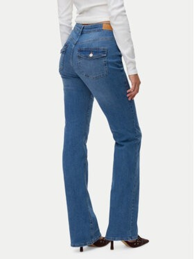 Vero Moda Jeansy Flash 10342007 Niebieski Flared Fit