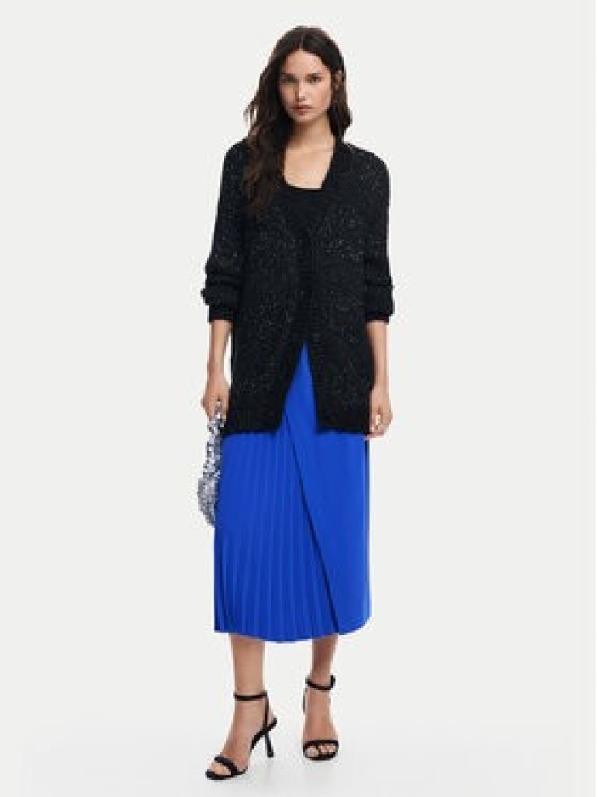 Desigual Spódnica plisowana Xining 24WWFW25 Niebieski Regular Fit