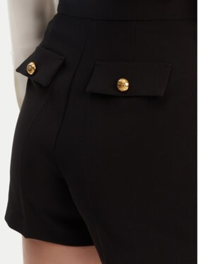 Elisabetta Franchi Szorty materiałowe SH-007-51E2-V240 Czarny Regular Fit