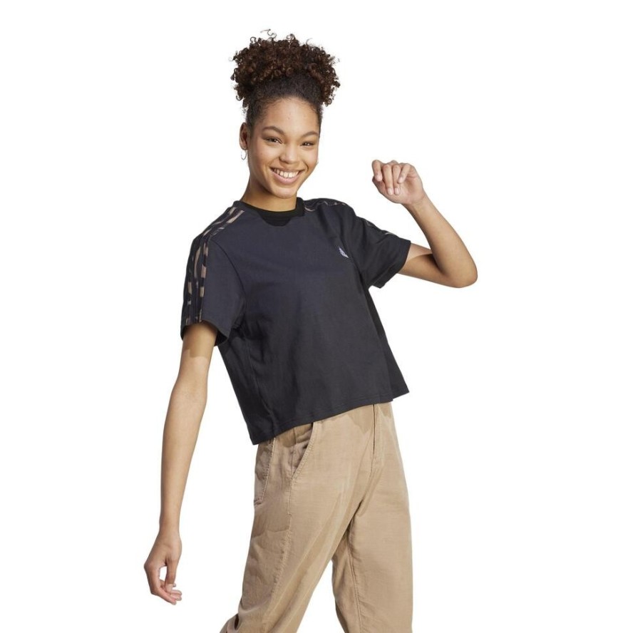 Koszulka z krótkim rękawem damska Adidas Gym & Pilates