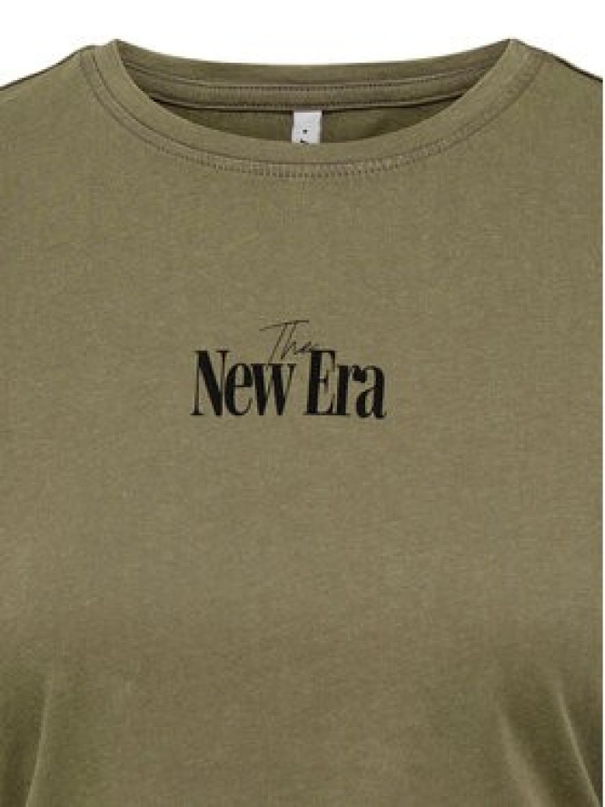 ONLY T-Shirt Lucy 15346760 Brązowy Regular Fit
