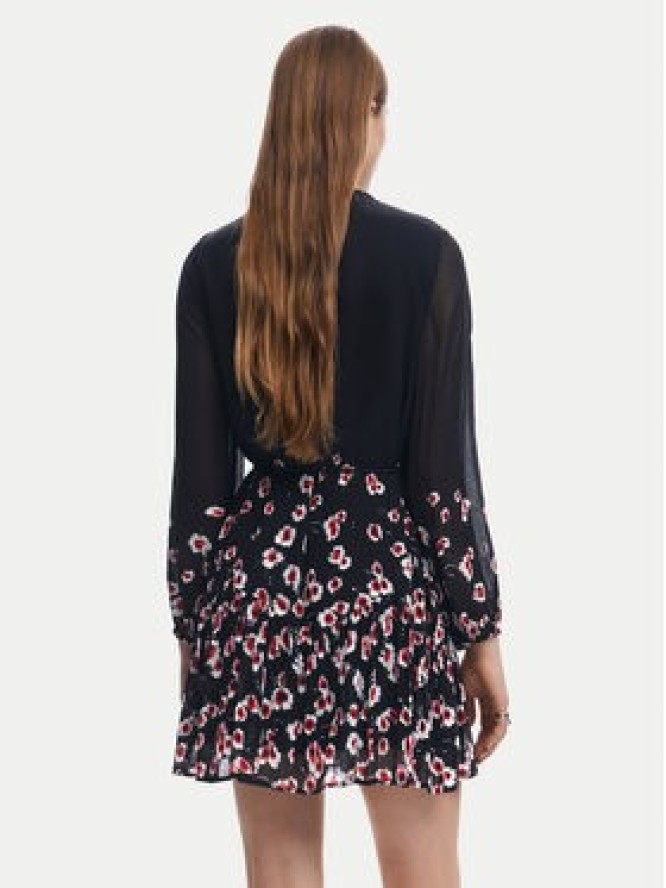 Desigual Sukienka koszulowa 25SWVW31 Czarny Regular Fit