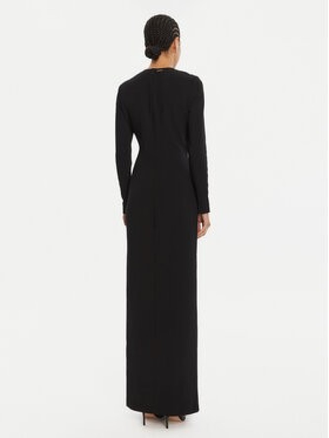 Just Cavalli Sukienka wieczorowa 79PAO919 N0587 Czarny Regular Fit