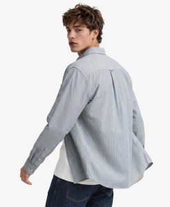 superdry Klasyczna koszula Oxford z długim rękawem z bawełny organicznej