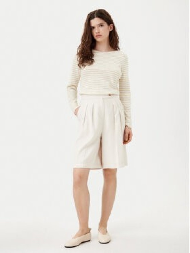 Marc O'Polo Bluzka B01219652597 Beżowy Regular Fit