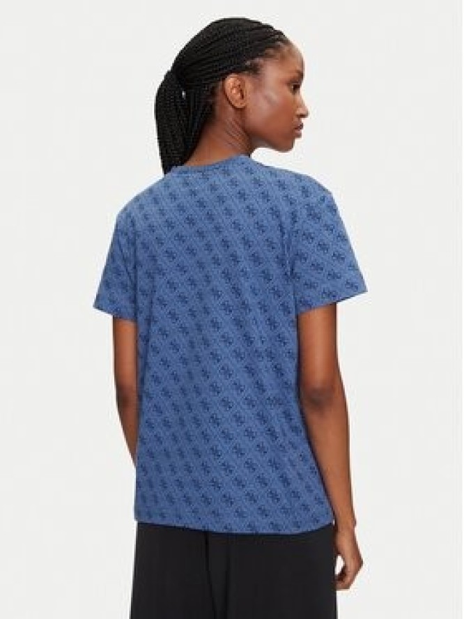 Guess T-Shirt V5GI16 I3Z14 Granatowy Regular Fit