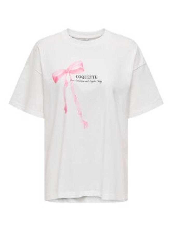 ONLY T-Shirt Vivvi 15346761 Biały Regular Fit