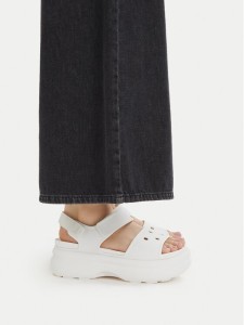Crocs Sandały Soho Y Strap Sandal 211755 Beżowy