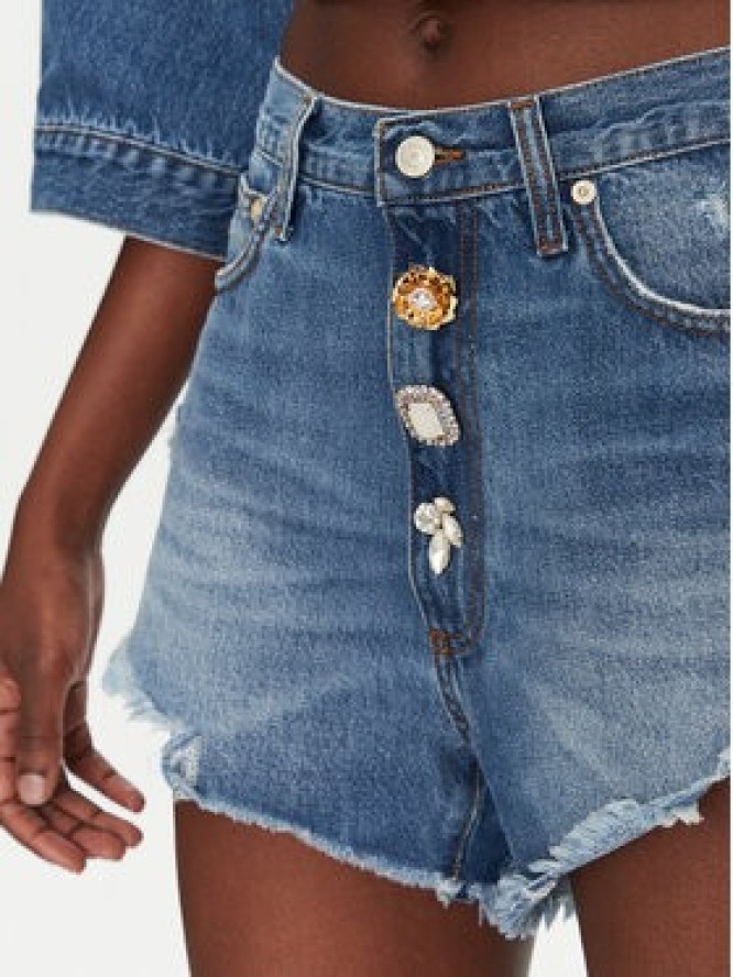 ViCOLO Szorty jeansowe DD5215 Granatowy Regular Fit