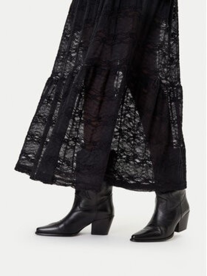 ONLY Spódnica maxi Luna 15353206 Czarny Regular Fit