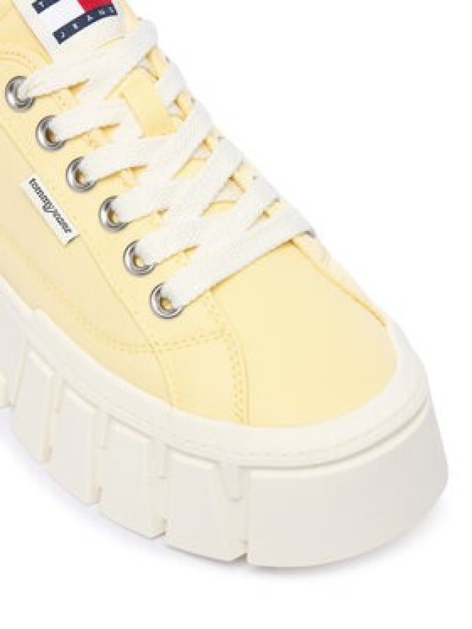 Tommy Jeans Sneakersy Tj Platform Sneaker EN0EN03098 Żółty jasny