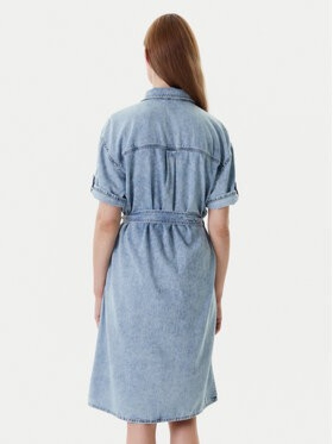 Mustang Sukienka jeansowa Camilla 1016564 Niebieski Regular Fit