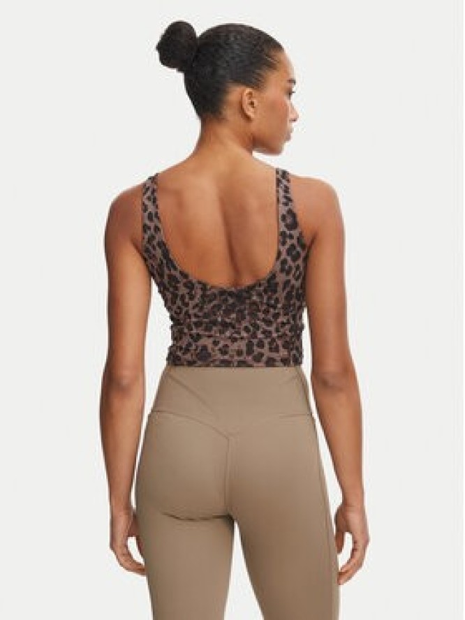 adidas Top Workout Essentials KZ2521 Brązowy Slim Fit
