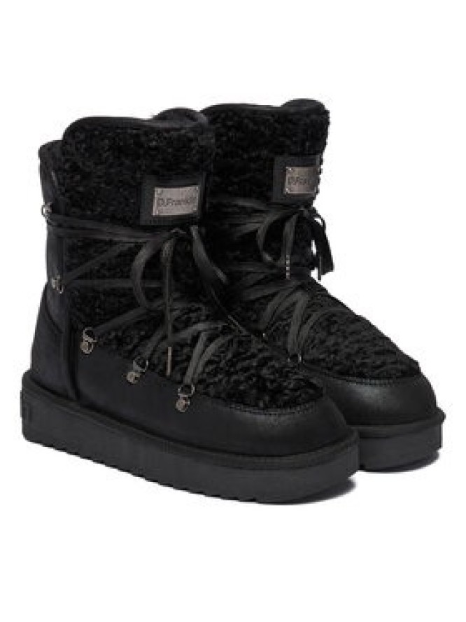 D.Franklin Śniegowce DFSH370004 Czarny