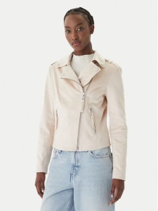 Guess Kurtka przejściowa W6GL10 W1968 Écru Regular Fit