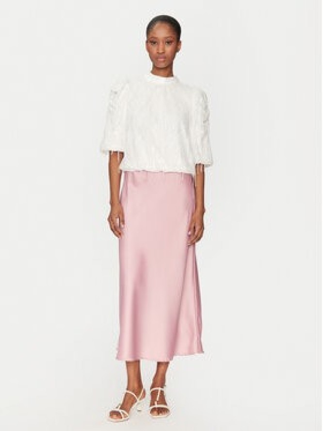 YAS Spódnica trapezowa Pella 26030737 Różowy Regular Fit