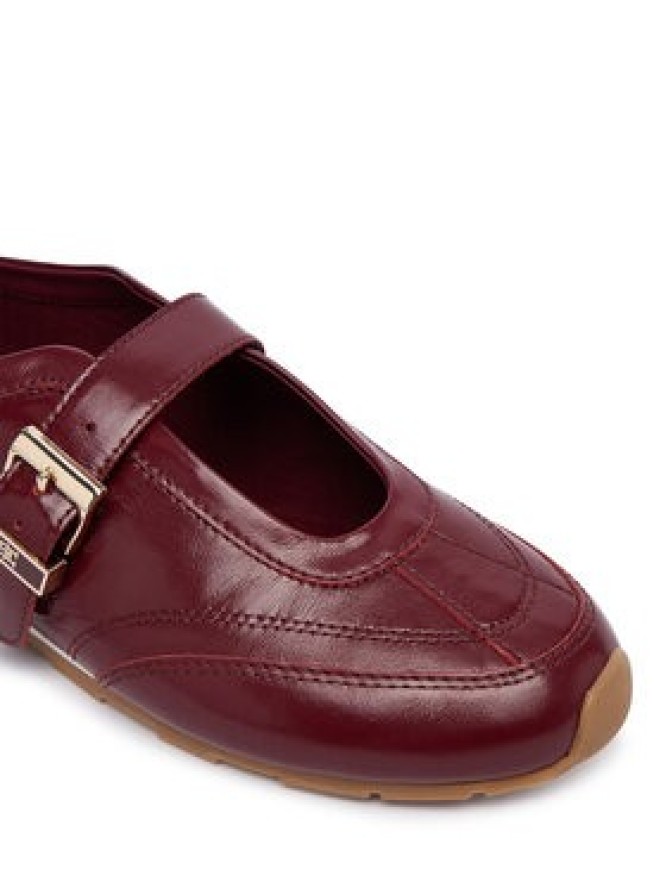 Tommy Hilfiger Baleriny Bella Ballet Mary Jane FW0FW09416 Bordowy