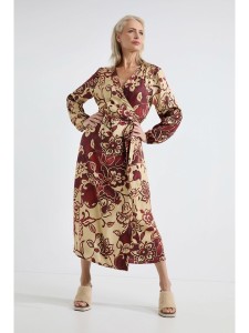 Josephine & Co Sukienka "Alise" w kolorze czerwono-żółtym rozmiar: 44