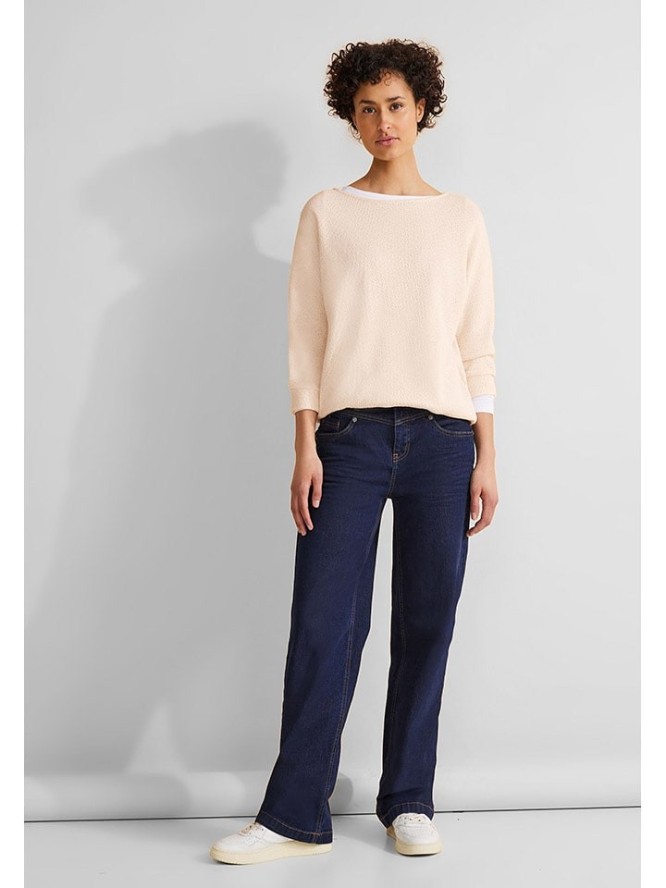 Street One Sweter w kolorze brzoskwiniowym rozmiar: 42