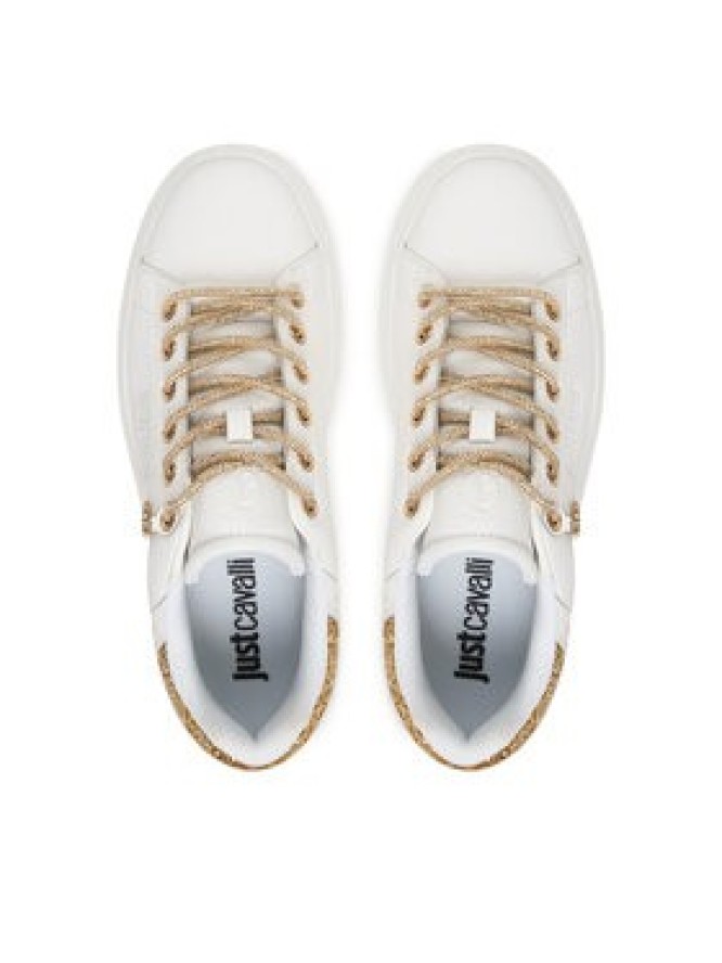 Just Cavalli Sneakersy 80RA3SB1 ZPC03 Biały
