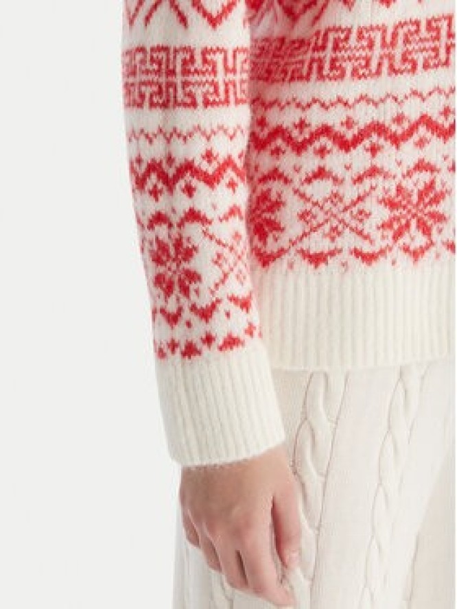 ONLY Sweter Xmas Nordic 15354824 Czerwony Regular Fit