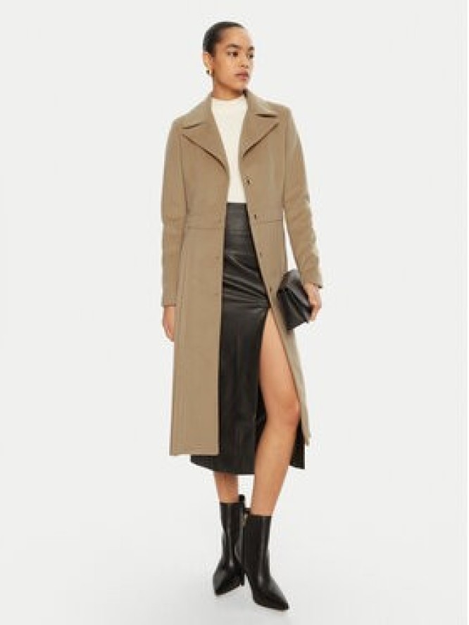 Rinascimento Płaszcz przejściowy CFC0121913003 Beżowy Regular Fit