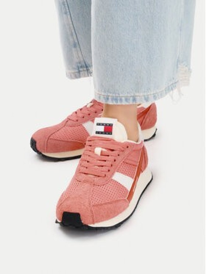Tommy Jeans Sneakersy Tjw Retro Runner Archive EN0EN03013 Różowy