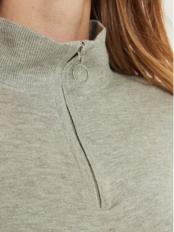 Vero Moda Sweter Happiness 10317993 Szary Slim Fit