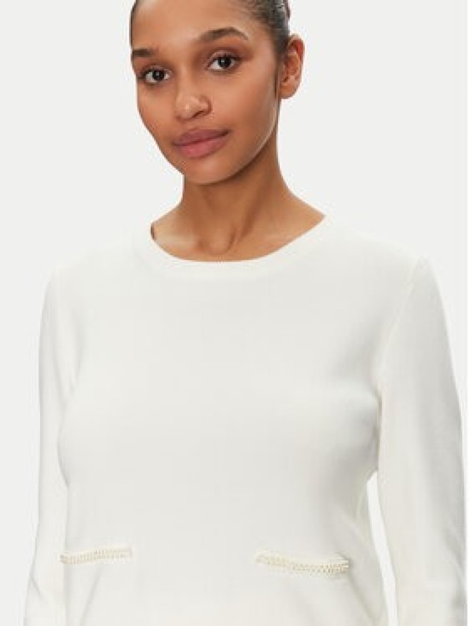 Morgan Sweter 251-MPERLA Biały Regular Fit