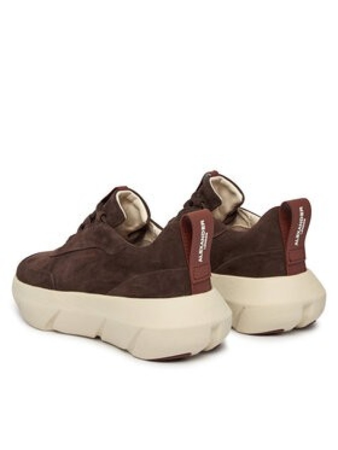 Alexander Smith Sneakersy London ALBEEPW-9660 Brązowy ciemny