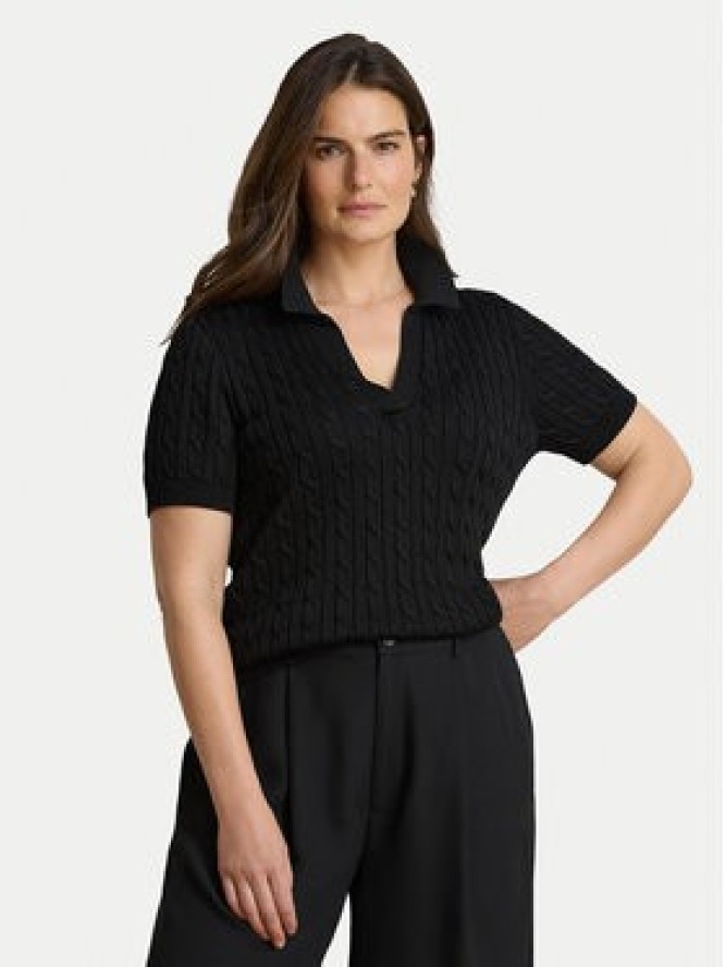 LAUREN RALPH LAUREN Polo 200P14041002 Czarny Regular Fit