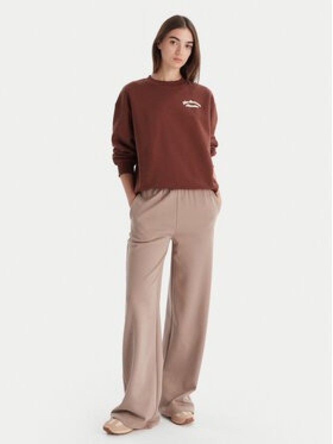 New Balance Bluza WT53516 Brązowy Relaxed Fit