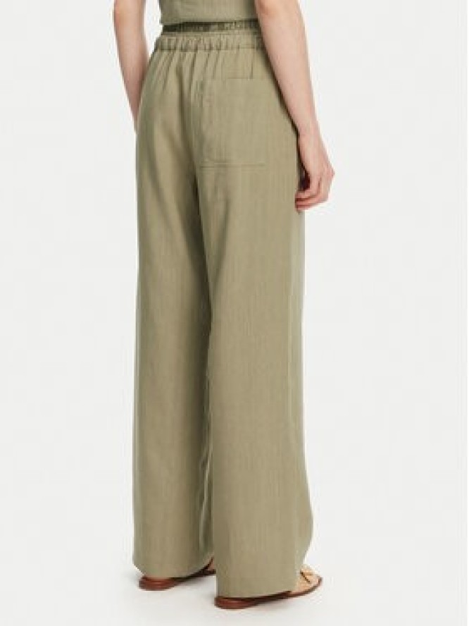 Marella Spodnie materiałowe Fred 2513131085 Zielony Wide Leg