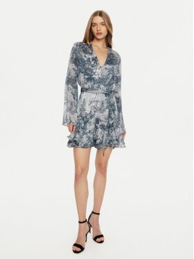 Guess Sukienka koszulowa W5RK35 WDW82 Niebieski Classic Fit