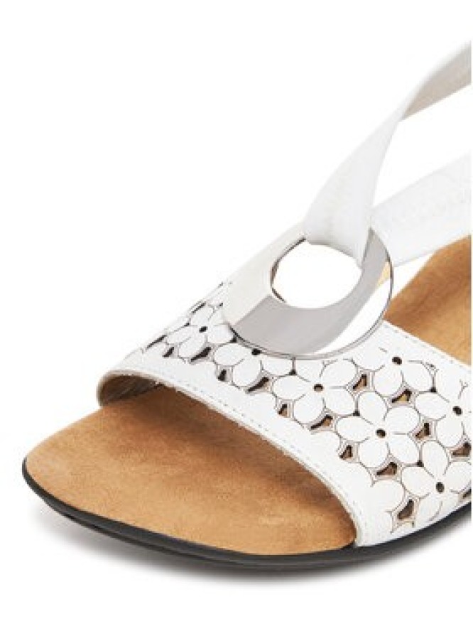 Rieker Sandały 64677-80 Biały